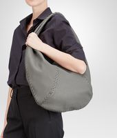 Bottega Veneta® BORSA NEW LIGHT GREY IN CERVO LAVATO Bottega Veneta® BORSA NEW LIGHT GREY IN CERVO LAVATO