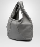 Bottega Veneta® BORSA NEW LIGHT GREY IN CERVO LAVATO Bottega Veneta® BORSA NEW LIGHT GREY IN CERVO LAVATO