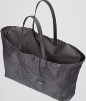 Bottega Veneta® NEW DARK GREY INTRECCIOLUSION LARGE TOTE Bottega Veneta® NEW DARK GREY INTRECCIOLUSION LARGE TOTE