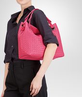 Bottega Veneta® ROSA SHOCK INTRECCIATO NAPPA BAG Bottega Veneta® ROSA SHOCK INTRECCIATO NAPPA BAG