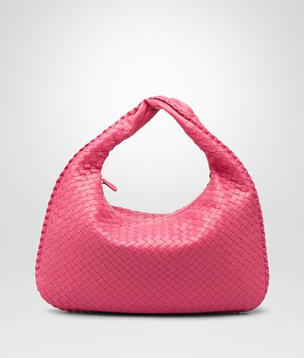BOTTEGA VENETA - Rosa Shock Intrecciato Nappa Veneta