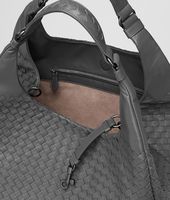 Bottega Veneta® New Light Grey Intrecciato Nappa Campana Bag Bottega Veneta® New Light Grey Intrecciato Nappa Campana Bag