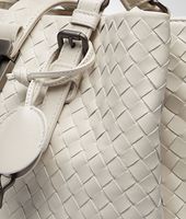 Bottega Veneta® MIST Intrecciato Light Calf ROMA BAG Bottega Veneta® MIST Intrecciato Light Calf ROMA BAG