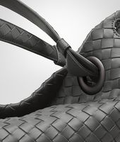 Bottega Veneta® NEW LIGHT GREY INTRECCIATO NAPPA BAG Bottega Veneta® NEW LIGHT GREY INTRECCIATO NAPPA BAG