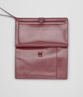 Bottega Veneta® Aubergine Intrecciato Light Calf Continental Wallet Bottega Veneta® Aubergine Intrecciato Light Calf Continental Wallet