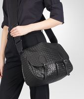 Bottega Veneta® Nero Intrecciato Nappa Gardena Bag Bottega Veneta® Nero Intrecciato Nappa Gardena Bag