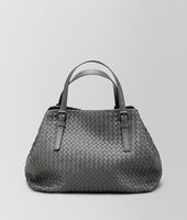 Bottega Veneta® NEW LIGHT GREY INTRECCIATO NAPPA TOTE BAG Bottega Veneta® NEW LIGHT GREY INTRECCIATO NAPPA TOTE BAG
