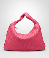 Bottega Veneta® VENETA LARGE ROSA SHOCK IN NAPPA INTRECCIATA Bottega Veneta® VENETA LARGE ROSA SHOCK IN NAPPA INTRECCIATA