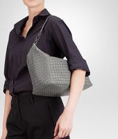 Bottega Veneta® NEW LIGHT GREY INTRECCIATO NAPPA BAG Bottega Veneta® NEW LIGHT GREY INTRECCIATO NAPPA BAG