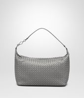 Bottega Veneta® NEW LIGHT GREY INTRECCIATO NAPPA BAG Bottega Veneta® NEW LIGHT GREY INTRECCIATO NAPPA BAG
