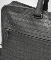 Bottega Veneta® New Light Grey Intrecciato Light Calf Briefcase Bottega Veneta® New Light Grey Intrecciato Light Calf Briefcase