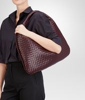 Bottega Veneta® AUBERGINE INTRECCIATO NAPPA Large Veneta Bottega Veneta® AUBERGINE INTRECCIATO NAPPA Large Veneta