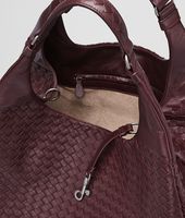 Bottega Veneta® AUBERGINE INTRECCIATO NAPPA CAMPANA BAG Bottega Veneta® AUBERGINE INTRECCIATO NAPPA CAMPANA BAG