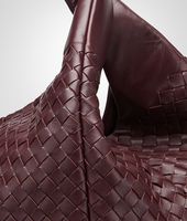 Bottega Veneta® AUBERGINE INTRECCIATO NAPPA CAMPANA BAG Bottega Veneta® AUBERGINE INTRECCIATO NAPPA CAMPANA BAG