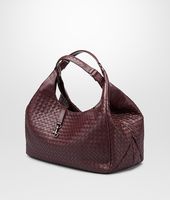Bottega Veneta® AUBERGINE INTRECCIATO NAPPA CAMPANA BAG Bottega Veneta® AUBERGINE INTRECCIATO NAPPA CAMPANA BAG