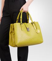 Bottega Veneta® NEW CHARTREUSE Intrecciato Light Calf ROMA BAG Bottega Veneta® NEW CHARTREUSE Intrecciato Light Calf ROMA BAG