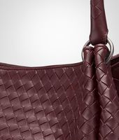 Bottega Veneta® AUBERGINE INTRECCIATO NAPPA PARACHUTE BAG Bottega Veneta® AUBERGINE INTRECCIATO NAPPA PARACHUTE BAG