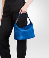 Bottega Veneta® SIGNAL BLUE INTRECCIATO NAPPA BAG Bottega Veneta® SIGNAL BLUE INTRECCIATO NAPPA BAG