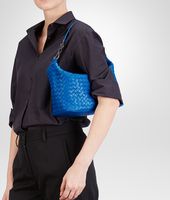 Bottega Veneta® SIGNAL BLUE INTRECCIATO NAPPA BAG Bottega Veneta® SIGNAL BLUE INTRECCIATO NAPPA BAG