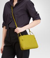 Bottega Veneta® NEW CHARTREUSE INTRECCIATO NAPPA MESSENGER BAG Bottega Veneta® NEW CHARTREUSE INTRECCIATO NAPPA MESSENGER BAG