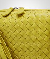 Bottega Veneta® NEW CHARTREUSE INTRECCIATO NAPPA MESSENGER BAG Bottega Veneta® NEW CHARTREUSE INTRECCIATO NAPPA MESSENGER BAG