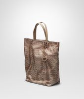 Bottega Veneta® Sand Intrecciolusion Tote Bag Bottega Veneta® Sand Intrecciolusion Tote Bag