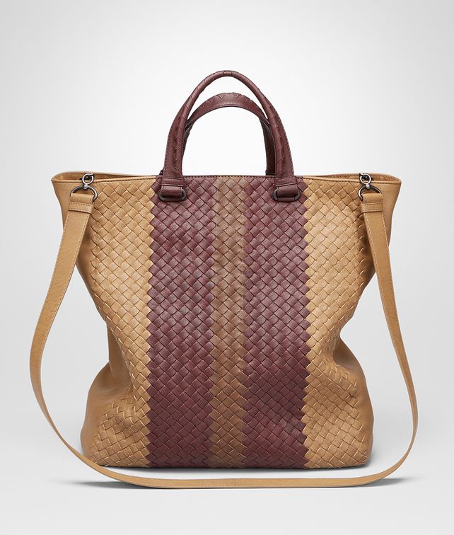 BOTTEGA VENETA New Bronze Aubergine Edoardo Intrecciato Club Fumé Tote Bag Tote Bag U fp