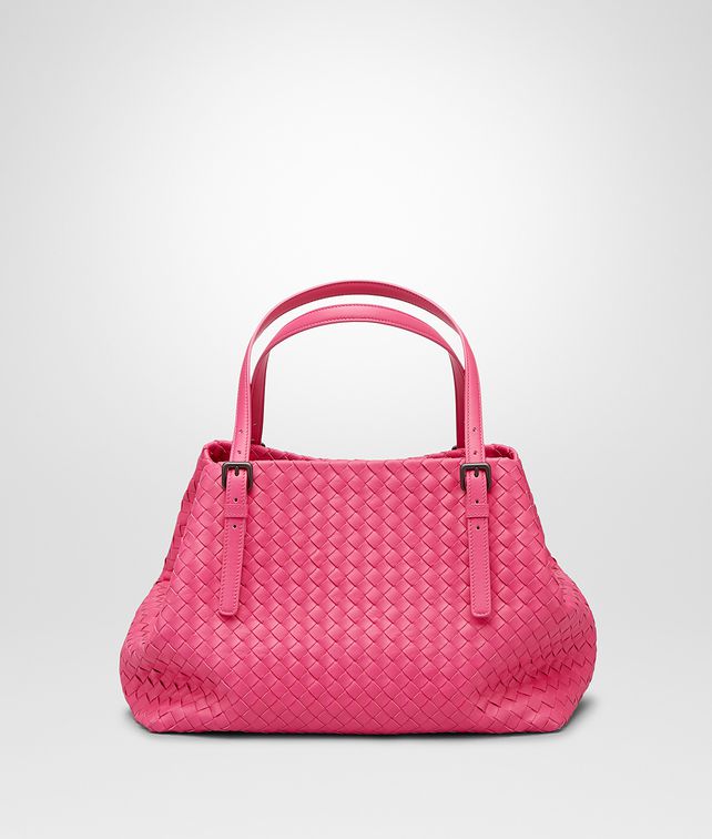 BOTTEGA VENETA ROSA SHOCK INTRECCIATO NAPPA TOTE BAG Tote Bag D fp