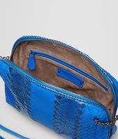 Bottega Veneta® SIGNAL BLUE INTRECCIATO NAPPA AYERS MESSENGER BAG Bottega Veneta® SIGNAL BLUE INTRECCIATO NAPPA AYERS MESSENGER BAG