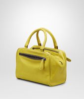 Bottega Veneta® New Chartreuse Medium Grey Madras Heritage Brera Bag Bottega Veneta® New Chartreuse Medium Grey Madras Heritage Brera Bag