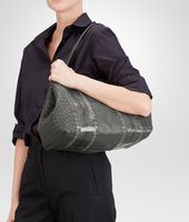 Bottega Veneta® SHOPPER NEW LIGHT GREY IN NAPPA INTRECCIATA E AYERS Bottega Veneta® SHOPPER NEW LIGHT GREY IN NAPPA INTRECCIATA E AYERS