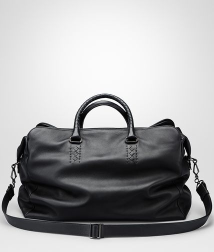 BOTTEGA VENETA - Nero Drap Calf Duffel bag