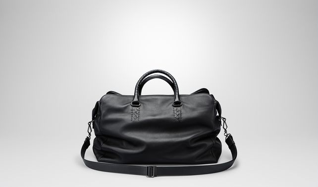 BOTTEGA VENETA - Nero Drap Calf Duffel bag