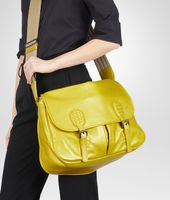 Bottega Veneta® BORSA GARDENA NEW CHARTREUSE IN CERVO METAL Bottega Veneta® BORSA GARDENA NEW CHARTREUSE IN CERVO METAL