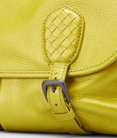 Bottega Veneta® BORSA GARDENA NEW CHARTREUSE IN CERVO METAL Bottega Veneta® BORSA GARDENA NEW CHARTREUSE IN CERVO METAL