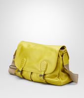 Bottega Veneta® BORSA GARDENA NEW CHARTREUSE IN CERVO METAL Bottega Veneta® BORSA GARDENA NEW CHARTREUSE IN CERVO METAL