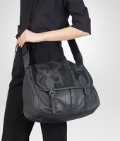 Bottega Veneta® NEW DARK GREY PONY WAXED LEATHER GARDENA BAG Bottega Veneta® NEW DARK GREY PONY WAXED LEATHER GARDENA BAG