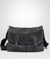 Bottega Veneta® NEW DARK GREY PONY WAXED LEATHER GARDENA BAG Bottega Veneta® NEW DARK GREY PONY WAXED LEATHER GARDENA BAG