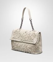 Bottega Veneta® OLIMPIA TASCHE MIT INTRECCIO TOBU MIST Bottega Veneta® OLIMPIA TASCHE MIT INTRECCIO TOBU MIST