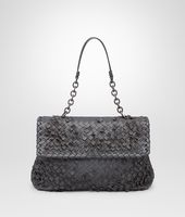 Bottega Veneta® Ardoise Intreccio Tobu Olimpia Bag Bottega Veneta® Ardoise Intreccio Tobu Olimpia Bag