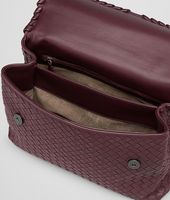 Bottega Veneta® Aubergine Intrecciato Nappa Olimpia Bag Bottega Veneta® Aubergine Intrecciato Nappa Olimpia Bag