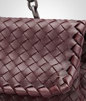 Bottega Veneta® Aubergine Intrecciato Nappa Olimpia Bag Bottega Veneta® Aubergine Intrecciato Nappa Olimpia Bag
