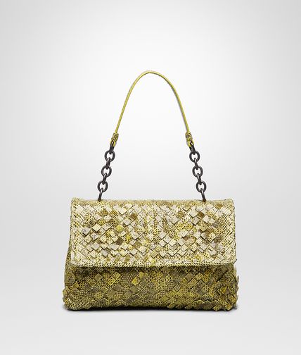 BOTTEGA VENETA - NEW CHARTREUSE INTRECCIO TOBU AYERS OLIMPIA BAG