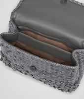 Bottega Veneta® New Light Grey Intreccio Tobu Ayers Olimpia Bag Bottega Veneta® New Light Grey Intreccio Tobu Ayers Olimpia Bag