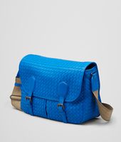 Bottega Veneta® Signal Blue Intrecciato Nappa Gardena Bag Bottega Veneta® Signal Blue Intrecciato Nappa Gardena Bag