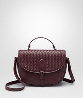Bottega Veneta® AUBERGINE INTRECCIATO NAPPA BAG Bottega Veneta® AUBERGINE INTRECCIATO NAPPA BAG
