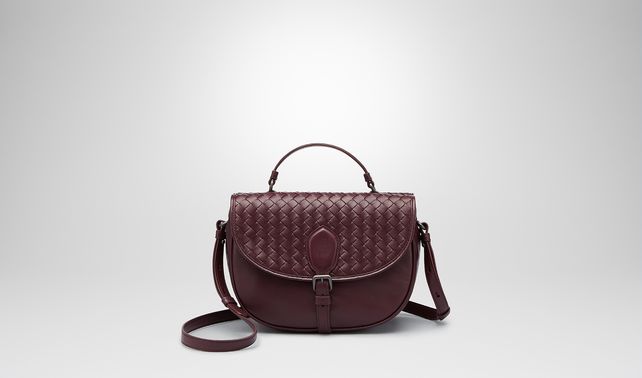 BOTTEGA VENETA - AUBERGINE INTRECCIATO NAPPA BAG