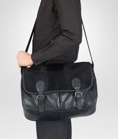 Bottega Veneta® GARDENA TASCHE AUS PONY UND MADRAS HERITAGE TOURMALINE UND PRUSSE Bottega Veneta® GARDENA TASCHE AUS PONY UND MADRAS HERITAGE TOURMALINE UND PRUSSE