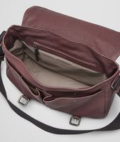 Bottega Veneta® Aubergine Nero Buffalo Leather Metal Gardena Bag Bottega Veneta® Aubergine Nero Buffalo Leather Metal Gardena Bag
