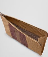 Bottega Veneta® New Bronze Aubergine Edoardo Intrecciato Club Fumé Document Case Bottega Veneta® New Bronze Aubergine Edoardo Intrecciato Club Fumé Document Case